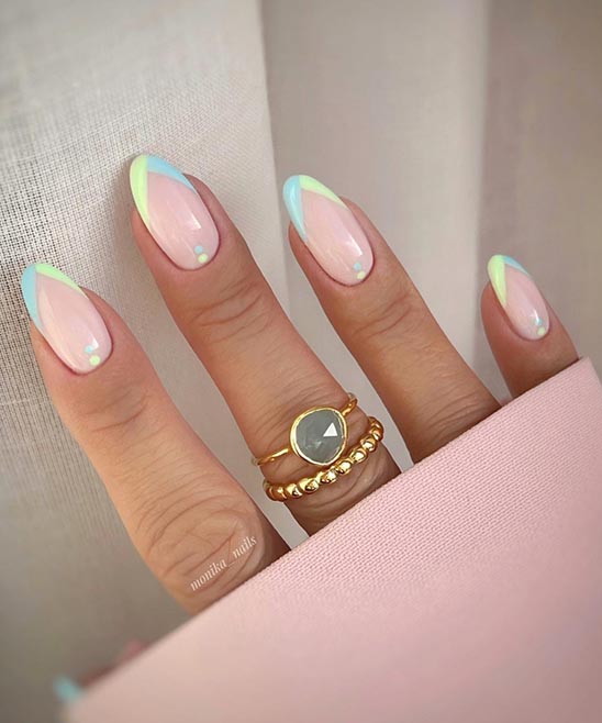 Spring Nails Almond 2023