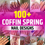 Spring Nails Coffin