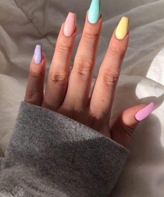 Spring Nails Ideas Coffin