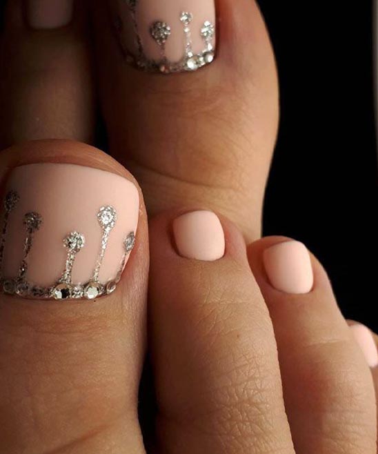 Spring Toe Nail Designs Using Hot Pink