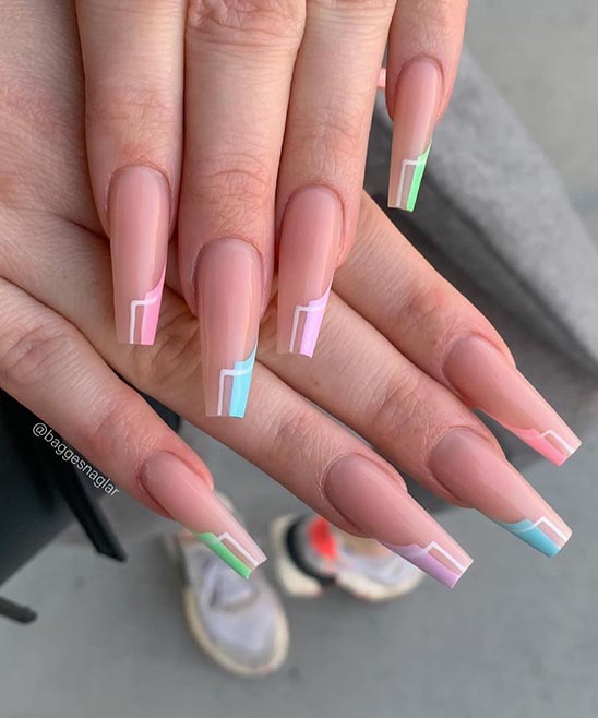 Square Acrylics Nails