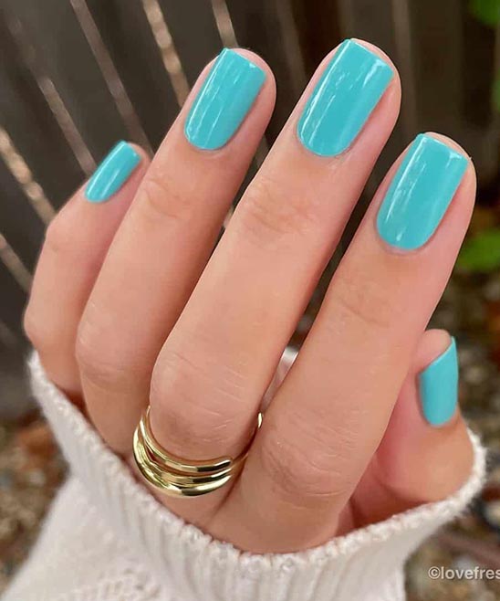 Square French Tip Acrylic Nails