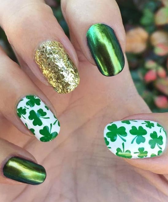 St Patrick Day Nail Designs