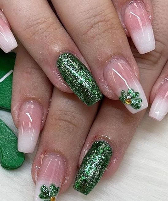 St Patrick's Day Nail