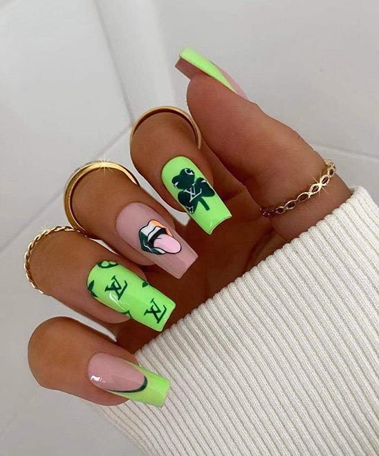 St Patricks Day Nail Art