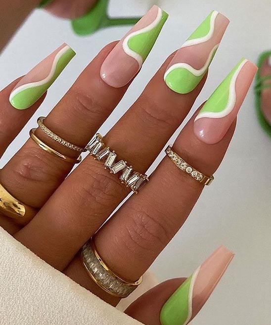 St Patrick's Day Nail Design