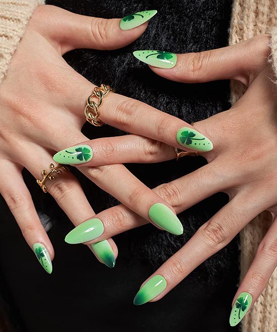 St Patricks Day Nail Design