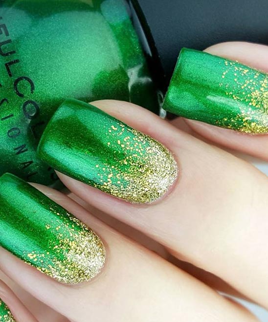 St Patrick's Day Nails 2023