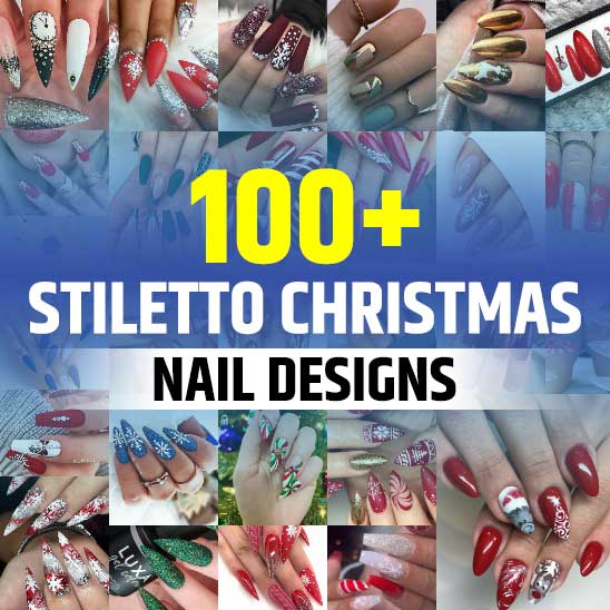 Stiletto Christmas Nails
