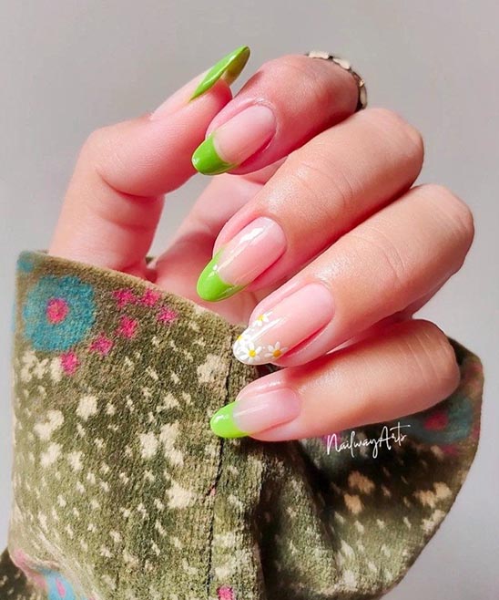 Stiletto Nails Neon Green