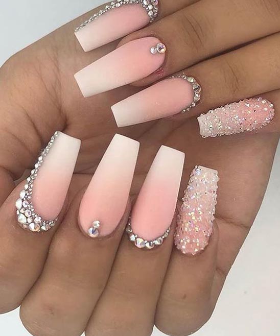 Summer Coffin Acrylic Nail Designs