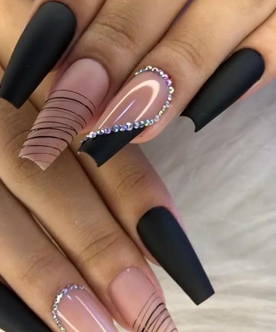 Summer Coffin Nail Designs 2023