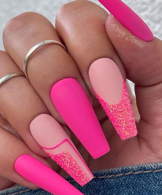 Summer Coffin Nail Designs
