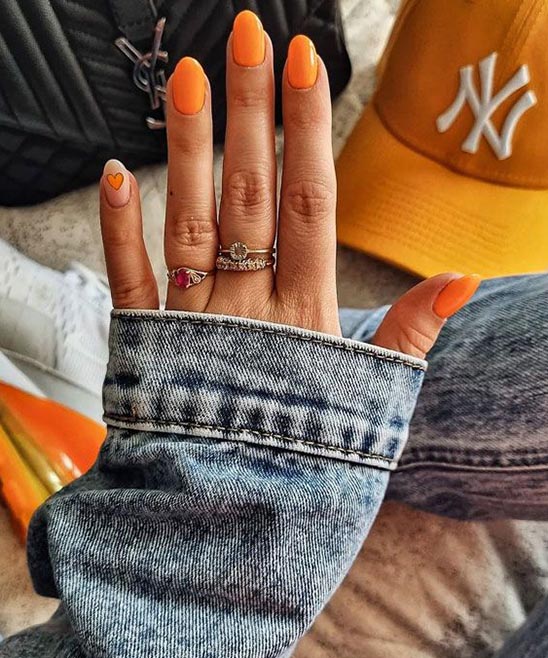 Summer Nail Colors Orange