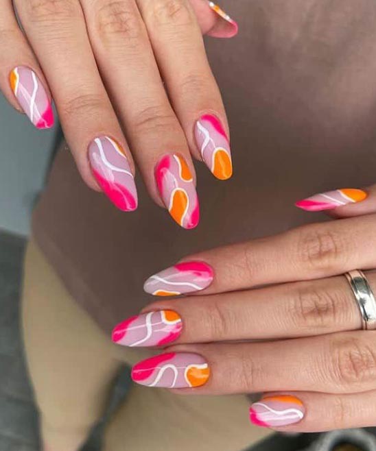 Summer Nail Designs Orange