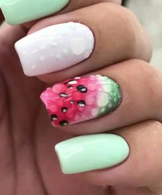 Summer Nail Designs Watermelon