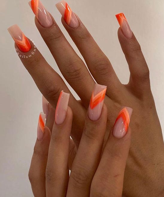Summer Nail Ideas Orange