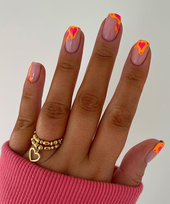 Summer Nail Orange