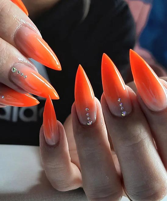 Summer Nails Ideas Orange