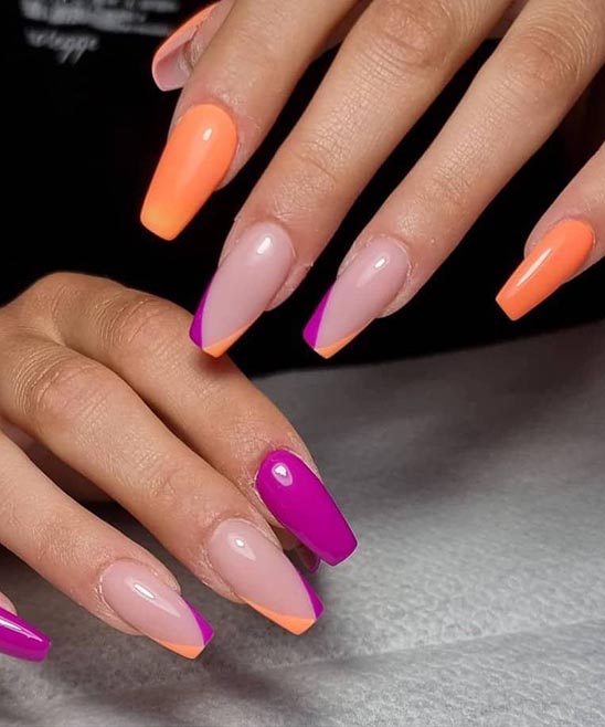 Summer Orange Nail Polish