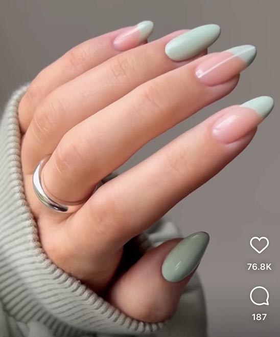 Summer Short Oval Nails