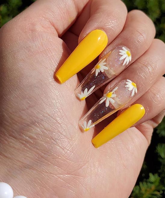 Summer Yellow Nail Designs