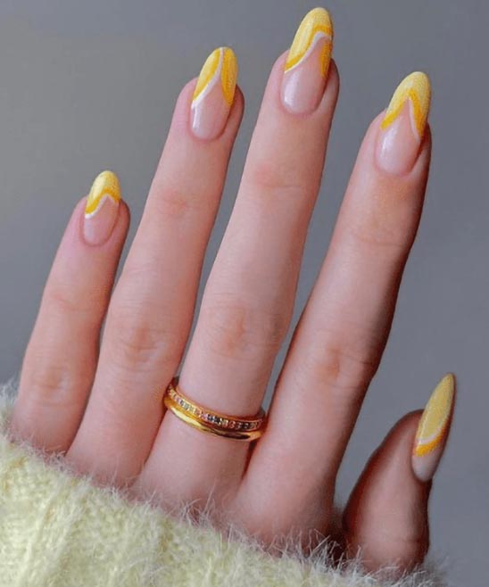 Summer Yellow Nails