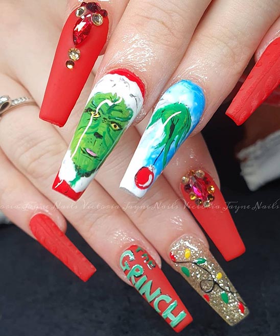 The Grinch Nail Ideas