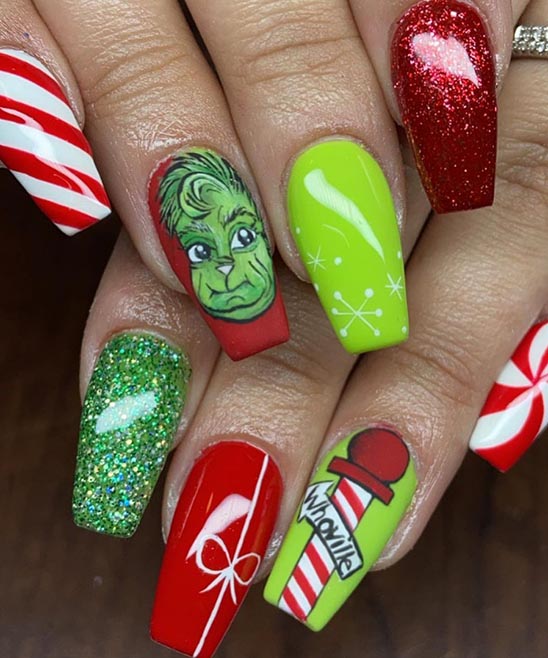 The Grinch on Nails