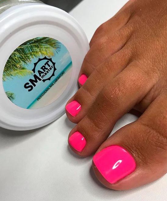 Toe Nail Designs Light Pink