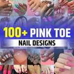 Toe Nail Designs Pink