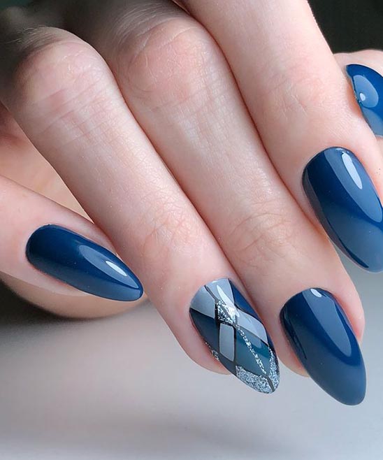 Trendy Oval Nail Designs