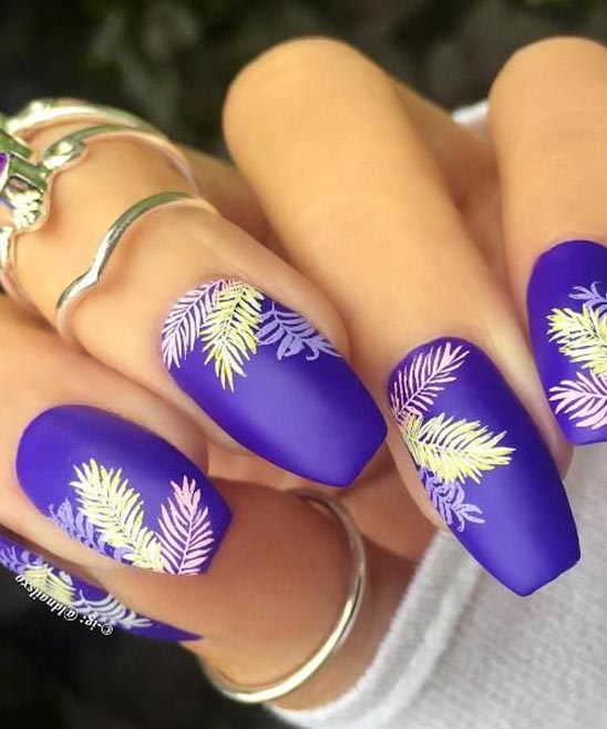 Tropical French Nail Designs