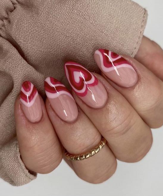 Valentine Day Nail Art