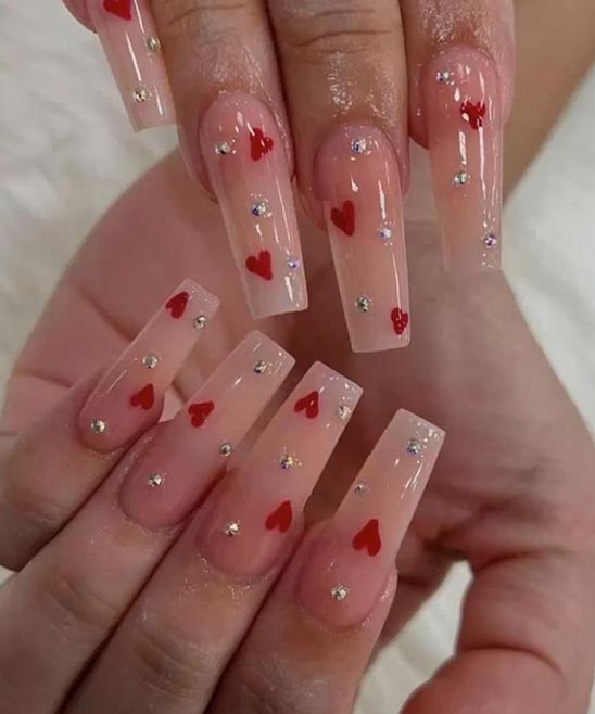 Valentines Day Acrylic Nails