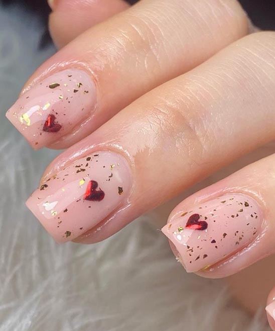 Valentine's Day French Nails