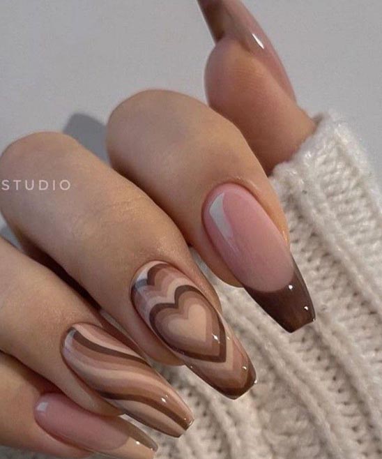 Valentine's Day Nails Long