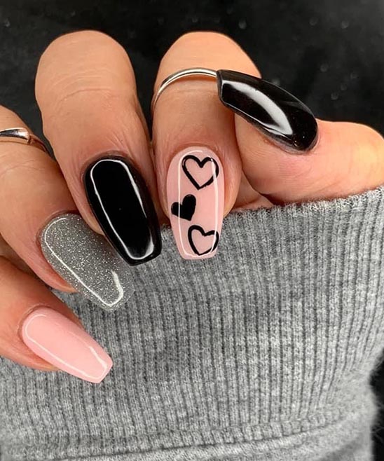 Valentine's Day Nails Long
