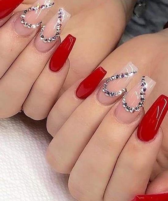 Valentine's Day Nails Simple