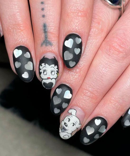 Valentines Day Nails.