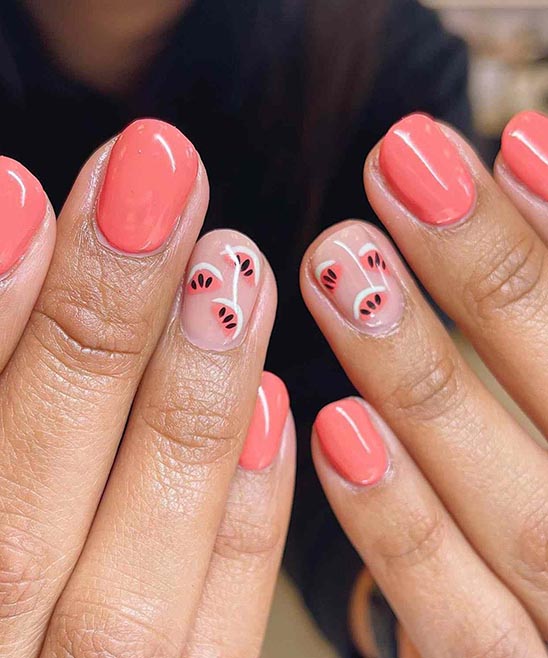 Watermelon Nail