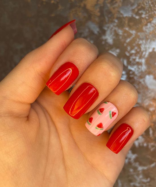 Watermelon Nails Ideas