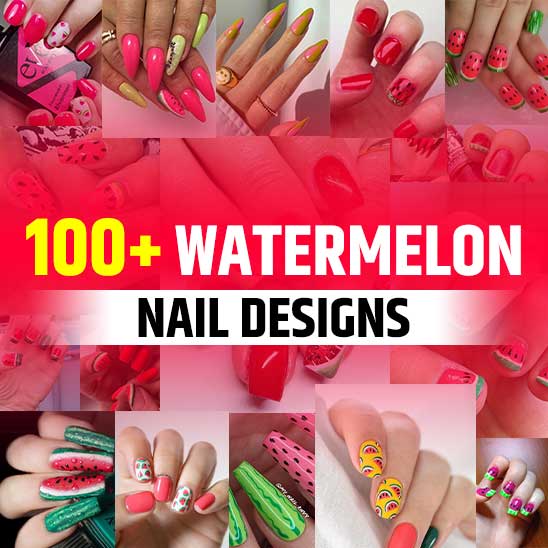Watermelon Nails