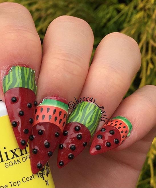 Watermelon Rind Nail Polish