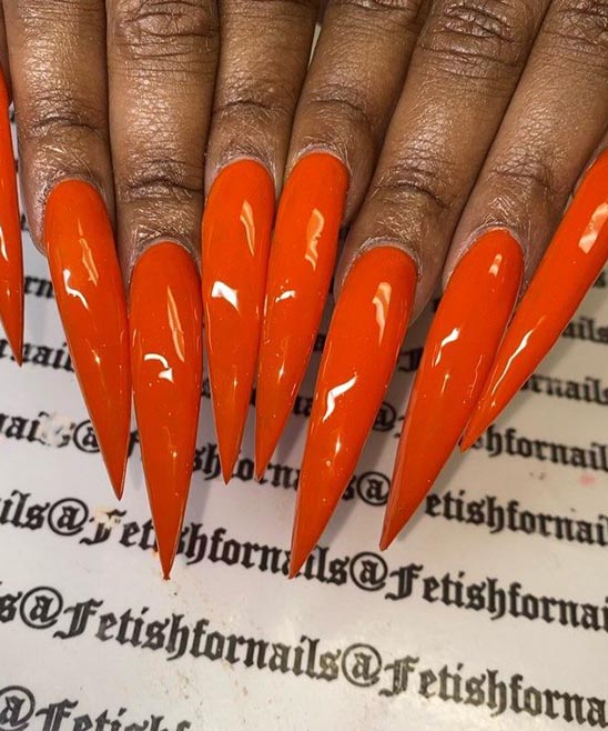 What Nail Color Goes With Burnt Orange