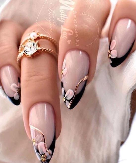White Flower Nail Designs