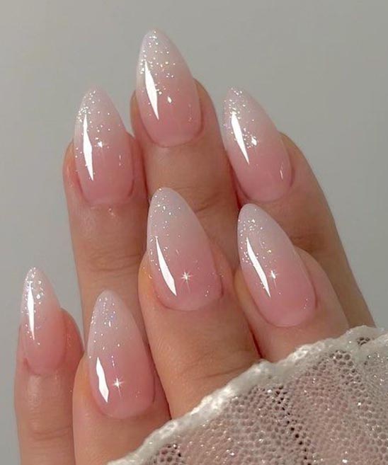 White Gold Ombre Nails