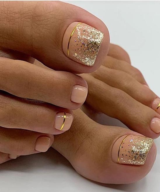 White Toe Nail Designs With Rhinestones