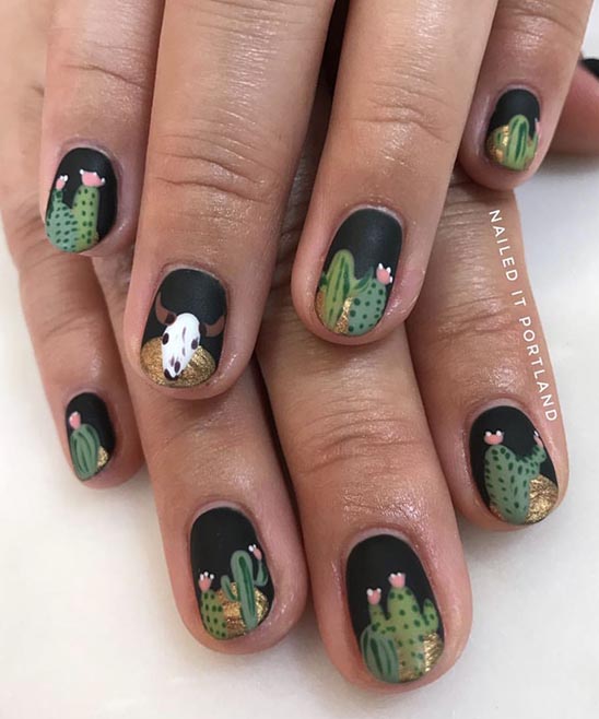 Winter Acrylic Nails Coffin