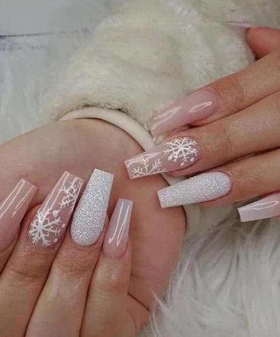 Winter Ombre Nails